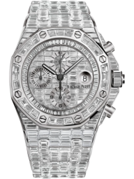 Audemars Piguet Royal Oak Offshore 42-26473BC.ZZ.8043BC.01 (Baguette-cut Diamond-paved White Gold Bracelet, Baguette-cut Diamond-paved Dial, Baguette-cut Diamond-set Bezel) (26473BC.ZZ.8043BC.01)