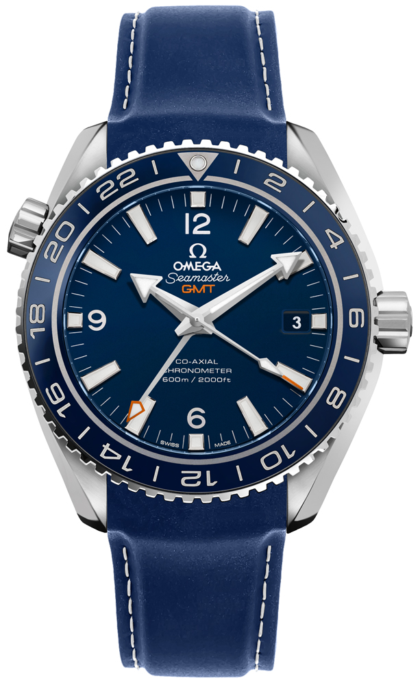 Omega Seamaster Planet Ocean 600M 43.5-232.92.44.22.03.001 (Blue Rubber Strap, Blue Arabic/Index Dial, Rotating Blue Ceramic Bezel)