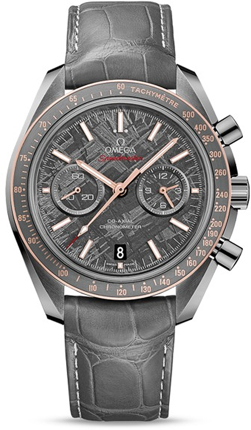 Omega Speedmaster Non-Moonwatch 44.25-311.63.44.51.99.002 (Grey Alligator Leather Strap, Grey Meteorite Index Dial, Grey Tachymeter Bezel)