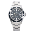 Rolex Submariner 40-16800 Date (Oystersteel Oyster Bracelet, Black Diver Dial, White Lume Hands/Hour Markers, Black Aluminum Bezel)