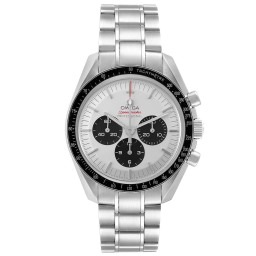 Omega Speedmaster Moonwatch 42-522.30.42.30.04.001 (Stainless Steel Bracelet, Silver-toned Index Dial, Black Tachymeter Bezel) (Omega 522.30.42.30.04.001)