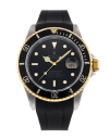 Rolex Submariner 40-11613 (Black Rubber Bracelet, Black Diver Dial, Black Aluminum Bezel)