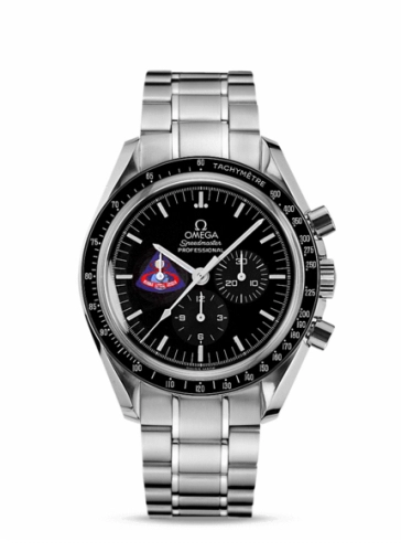 Omega Speedmaster Moonwatch 42-3597.12.00 (Stainless Steel Bracelet, Black Index Dial, Black Tachymeter Bezel)