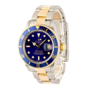 Rolex Submariner 40-16803 (Yellow Rolesor Oyster Bracelet, Blue Diver Dial, Blue Aluminum Bezel)