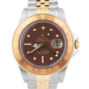 Rolex GMT-Master 40-1675 (Yellow Rolesor Jubilee Bracelet, Matte-brown Nipple Dial, Root Beer Aluminum Bezel)