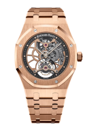 Audemars Piguet Royal Oak 41-26518OR.OO.1220OR.01 (Pink Gold Bracelet, Slate-grey Openworked Dot Index Dial, Pink Gold Smooth Bezel) (26518OR.OO.1220OR.01)