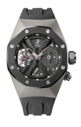 Audemars Piguet Royal Oak Concept 44-26560IO.OO.D002CA.01 (Black Rubber Strap, Black Openworked Dial, Black Ceramic Smooth Bezel) (26560IO.OO.D002CA.01)