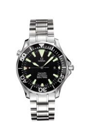 Omega Seamaster Diver 300M 41-2254.50.00 (Stainless Steel Bracelet, Wave-embossed Black Index Dial, Rotating Black Ceramic Bezel) (Omega 2254.50.00)