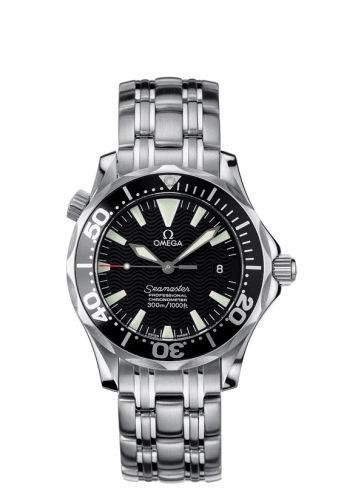 Omega Seamaster Diver 300M 36.25-2052.50.00 (Stainless Steel Bracelet, Black Index Dial, Black Rotating Stainless Steel Bezel)