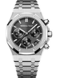 Audemars Piguet Royal Oak 41-26240ST.OO.1320ST.06 (Stainless Steel Bracelet, Grande Tapisserie Black Index Dial, Stainless Steel Smooth Bezel) (26240ST.OO.1320ST.06)