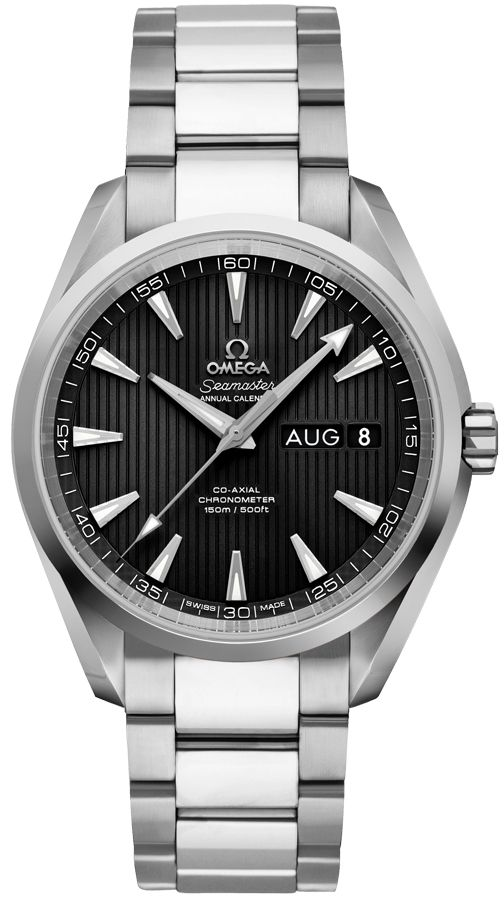 Omega Seamaster Aqua Terra 150M 38.5-231.10.39.22.01.001 (Stainless Steel Bracelet, Vertical-teak Black Diamond Index Dial, Stainless Steel Bezel)