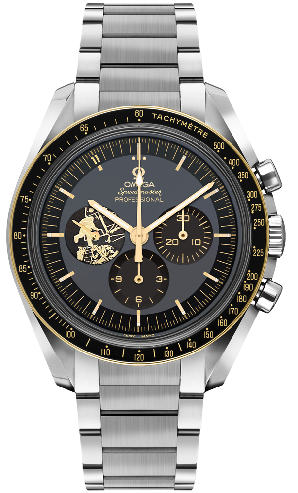 Omega Speedmaster Moonwatch 42-310.20.42.50.01.001 (Stainless Steel Bracelet, Black Index Dial, Black Tachymeter Bezel)