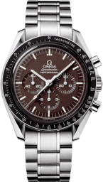 Omega Speedmaster Moonwatch 42-311.30.42.30.13.001 (Stainless Steel Bracelet, Chocolate-brown Index Dial, Black Tachymeter Bezel) (Omega 311.30.42.30.13.001)