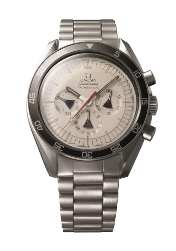 Omega Speedmaster Moonwatch 42-145.0022 Alaska II (Stainless Steel Bracelet, White Index Dial, Black Tachymeter Bezel)
