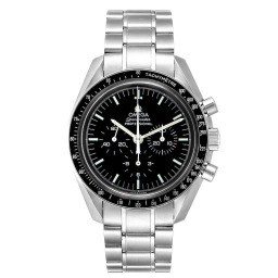 Omega Speedmaster Moonwatch 42-3570.50.00 (Stainless Steel Bracelet, Black Index Dial, Black Tachymeter Bezel) (Omega 3570.50.00)