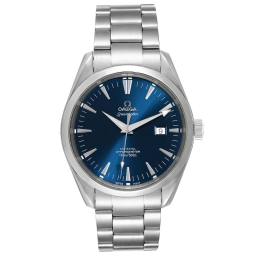 Omega Seamaster Aqua Terra 150M 42.2-2502.80.00 (Stainless Steel Bracelet, Blue Index Dial, Stainless Steel Bezel) (Omega 2502.80.00)