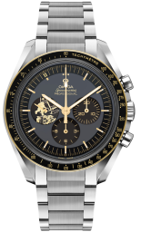 Omega Speedmaster Moonwatch 42-310.20.42.50.01.001 (Stainless Steel Bracelet, Black Index Dial, Black Tachymeter Bezel) (Omega 310.20.42.50.01.001)