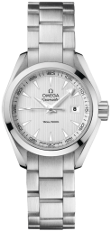 Omega Seamaster Aqua Terra 150M 30-231.10.30.60.02.001 (Stainless Steel Bracelet, Vertical-teak Silver-toned Index Dial, Stainless Steel Bezel) (Omega 231.10.30.60.02.001)