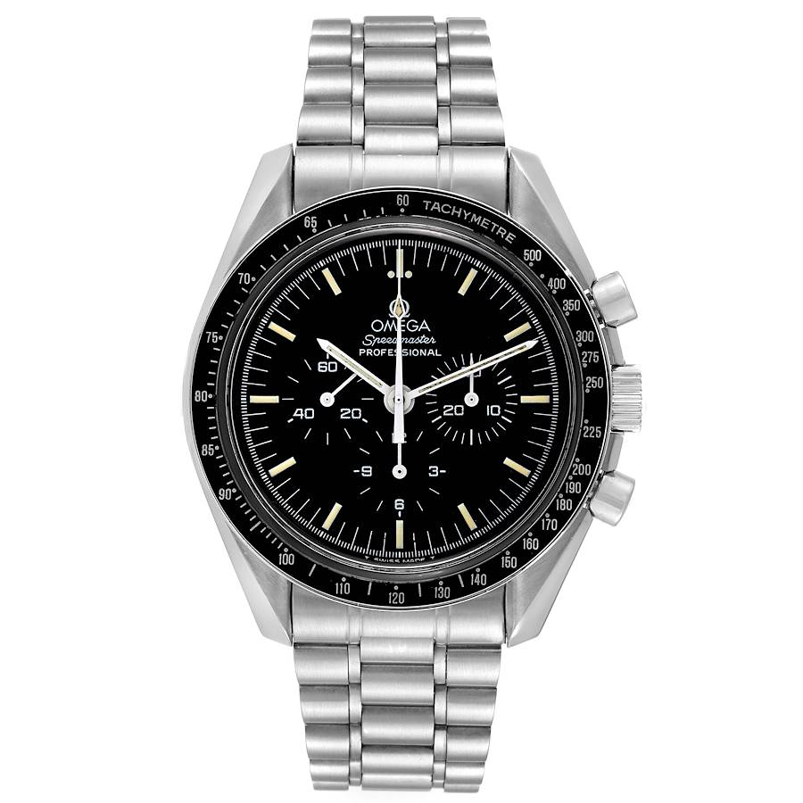 Omega Speedmaster Moonwatch 42-3592.50.00 (Stainless Steel Bracelet, Black Index Dial, Black Tachymeter Bezel)