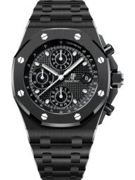 Audemars Piguet Royal Oak Offshore 42-26238CE.OO.1300CE.01 (Black Ceramic Bracelet, Petite Tapisserie Black Index Dial, Black Ceramic Smooth Bezel) (26238CE.OO.1300CE.01)