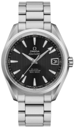 Omega Seamaster Aqua Terra 150M 41.5-231.10.42.21.06.001 (Stainless Steel Bracelet, Vertical-teak Black Index Dial, Stainless Steel Bezel) (Omega 231.10.42.21.06.001)