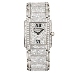 Patek Philippe Twenty~4 25x30-4910/52G-001 (Diamond-paved White Gold Bracelet, Diamond-paved Roman Dial, Diamond-paved Bezel) (4910/52G-001)