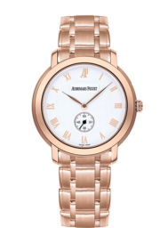 Audemars Piguet Jules Audemars 36-15155OR.OO.1229OR.01 (Pink Gold Bracelet, Silver-toned Roman Dial, Pink Gold Smooth Bezel) (15155OR.OO.1229OR.01)