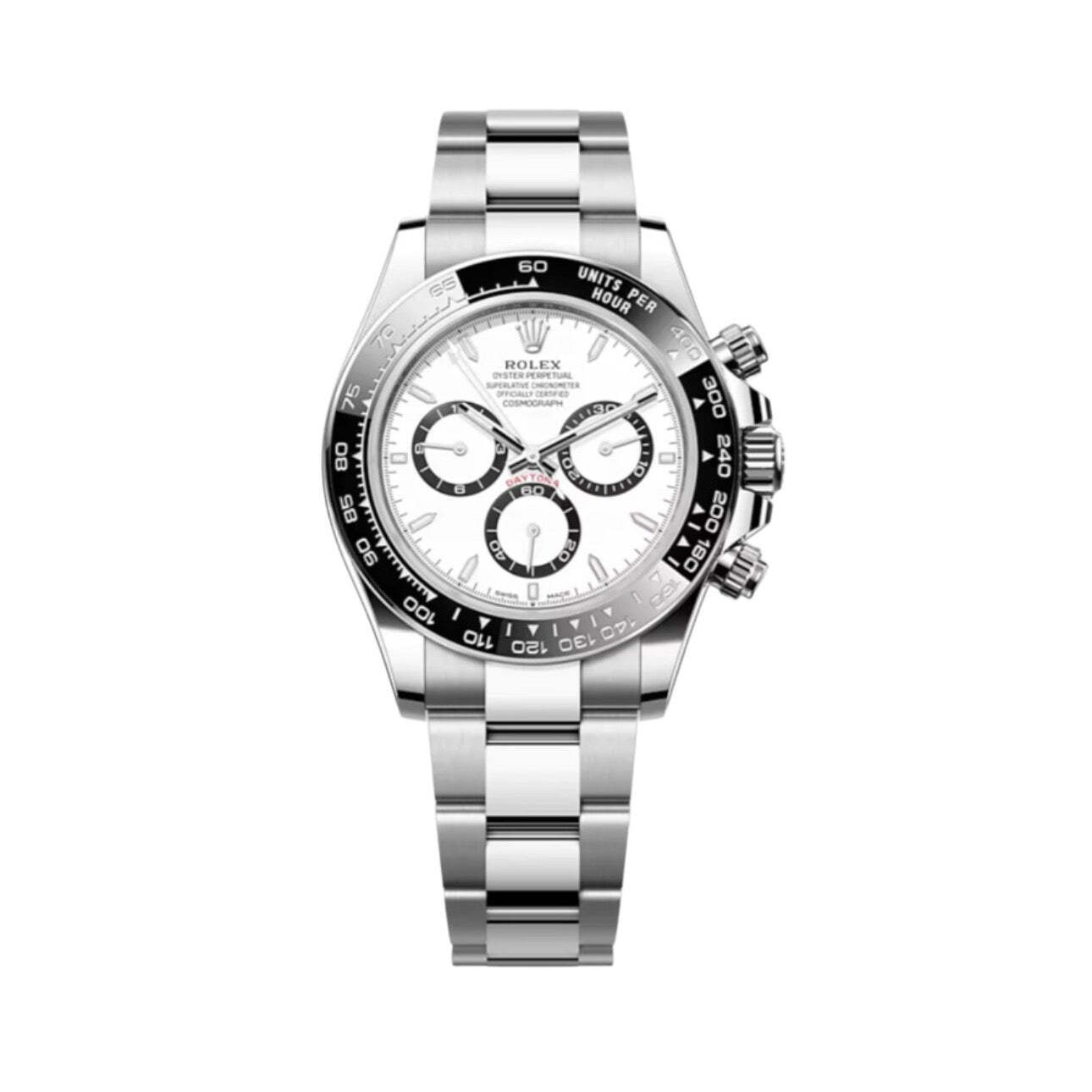 Rolex Daytona 126500 LN (Oystersteel Oyster Bracelet, White Dial, White Subdials)