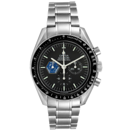 Omega Speedmaster Moonwatch 42-3597.04.00 (Stainless Steel Bracelet, Black Index Dial, Black Tachymeter Bezel) (Omega 3597.04.00)