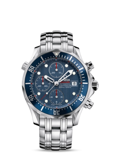 Omega Seamaster Diver 300M 41.5-2227.80.00 (Stainless Steel Bracelet, Wave-embossed Blue Dot Index Dial, Rotating Blue Ceramic Bezel)