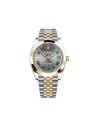 Rolex Datejust 41-126303 (Yellow Rolesor Jubilee Bracelet, Slate Roman Dial, Smooth Bezel)