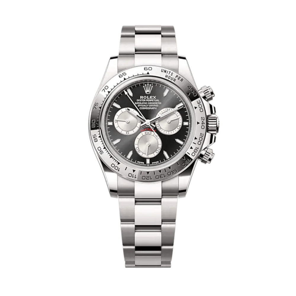 Rolex Daytona 126509 (White Gold Oyster Bracelet, Black Dial, White Gold Subdials)