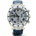Rolex Daytona 116599-12 SA (Blue Leather Strap, Diamond/Sapphire Dial, Blue Subdials)