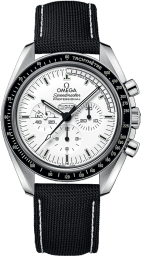 Omega Speedmaster Moonwatch 42-311.32.42.30.04.003 (Black Nylon Strap, White Index Dial, Black Tachymeter Bezel) (Omega 311.32.42.30.04.003)