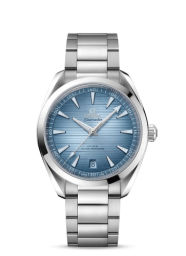 Omega Seamaster Aqua Terra 150M 41-220.10.41.21.03.005 (Stainless Steel Bracelet, Horizontal-teak Gradient-Blue Index Dial, Stainless Steel Bezel) (Omega 220.10.41.21.03.005)