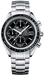 Omega Speedmaster Non-Moonwatch 40-3210.50.00 (Stainless Steel Bracelet, Black Index Dial, Black Tachymeter Bezel) (Omega 3210.50.00)