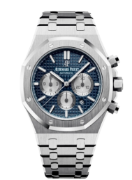 Audemars Piguet Royal Oak 41-26331ST.OO.1220ST.01 (Stainless Steel Bracelet, Grande Tapisserie Blue Index Dial, Stainless Steel Smooth Bezel) (26331ST.OO.1220ST.01)