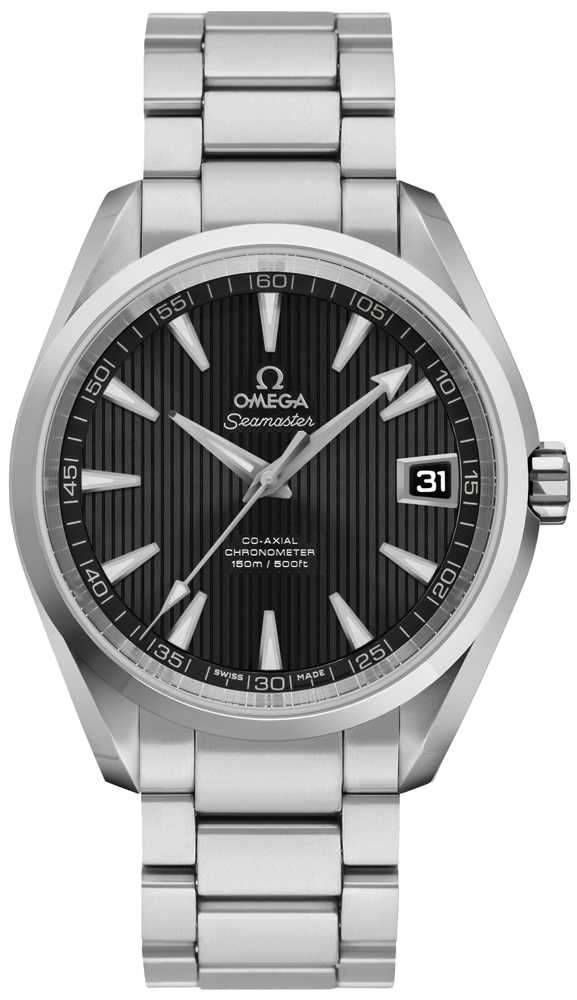 Omega Seamaster Aqua Terra 150M 41.5-231.10.42.21.06.001 (Stainless Steel Bracelet, Vertical-teak Black Index Dial, Stainless Steel Bezel)