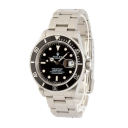 Rolex Submariner 40-16610 (Oystersteel Oyster Bracelet, Black Diver Dial, Black Aluminum Bezel)