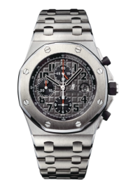 Audemars Piguet Royal Oak OffShore 42-26170TI.OO.1000TI.01 (Titanium Bracelet, Méga Tapisserie Grey Arabic Dial, Titanium Smooth Bezel) (26170TI.OO.1000TI.01)