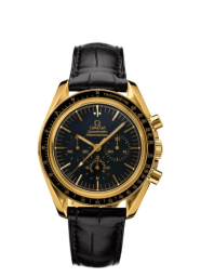 Omega Speedmaster Moonwatch 42-3695.59.31 (Black Alligator Leather Strap, Black Index Dial, Black Tachymeter Bezel) (Omega 3695.59.31)