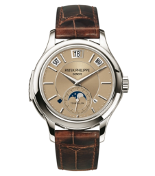 Patek Philippe Grand Complications 41-5207P-001 (Chestnut-brown Alligator Leather Strap, Bronze Index Dial, Platinum Smooth Bezel) (5207P-001)