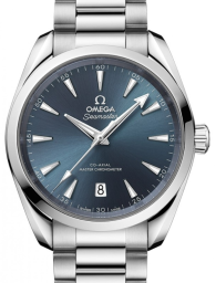 Omega Seamaster Aqua Terra 150M 38-220.10.38.20.03.003 (Stainless Steel Bracelet, Atlantic-blue Sunburst Index Dial, Stainless Steel Bezel) (Omega 220.10.38.20.03.003)