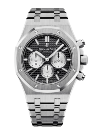 Audemars Piguet Royal Oak 41-26331ST.OO.1220ST.02 (Stainless Steel Bracelet, Grande Tapisserie Black Index Dial, Stainless Steel Smooth Bezel) (26331ST.OO.1220ST.02)