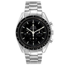 Omega Speedmaster Moonwatch 42-3560.50.00 (Stainless Steel Bracelet, Black Index Dial, Black Tachymeter Bezel) (Omega 3560.50.00)