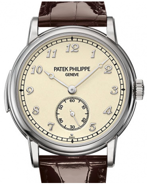 Patek Philippe Grand Complications 40-5178G-001 (Shiny-brown Alligator Leather Strap, Cream Arabic Dial, Smooth Bezel)