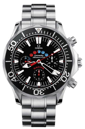 Omega Seamaster Diver 300M 44-2569.50.00 (Stainless Steel Bracelet, Black Index Dial, Rotating Black Ceramic Bezel)
