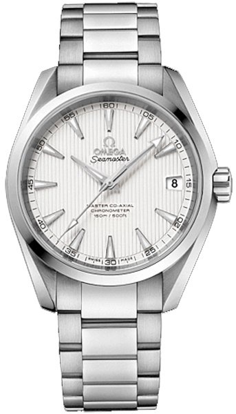 Omega Seamaster Aqua Terra 150M 38.5-231.10.39.21.02.002 (Stainless Steel Bracelet, Vertical-teak Silver-toned Index Dial, Stainless Steel Bezel)