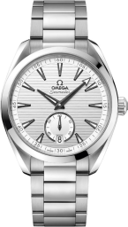 Omega Seamaster Aqua Terra 150M 41-220.10.41.21.02.002 (Stainless Steel Bracelet, Horizontal-teak Silver-toned Index Dial, Stainless Steel Bezel) (Omega 220.10.41.21.02.002)