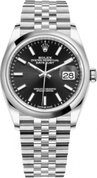 Rolex Datejust 36-126200 (Oystersteel Jubilee Bracelet, Black Index Dial, Domed Bezel) (m126200-0003)